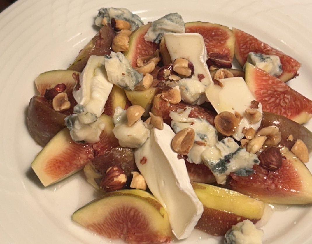 白イチヂクとカマンベール、ゴルゴンゾーラ